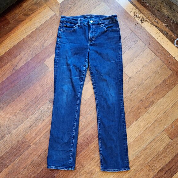 Lauren Ralph Lauren Dark Wash Straight Leg Jeans Size 10 - Picture 2 of 16